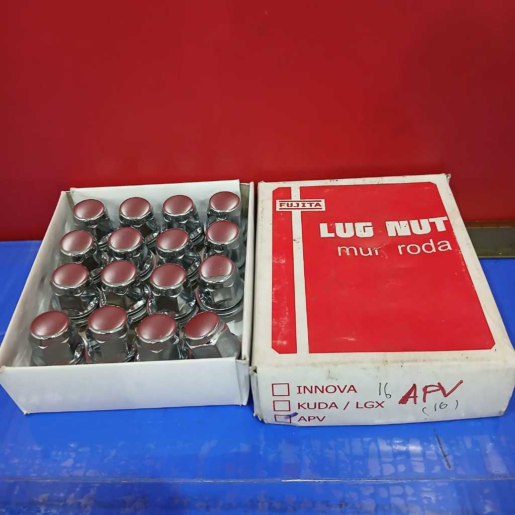 Mur Roda 1,5 INNOVA HSR Dan Mur Roda 1,25 APV ( Baut Kuping Atau Baut Ring ) satuan