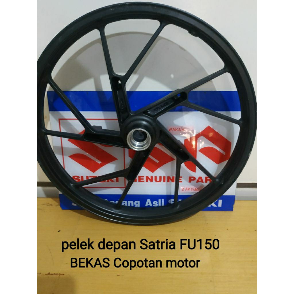 Pelek Velg Depan Satria FU150 Bekas Copotan kondisi mulus