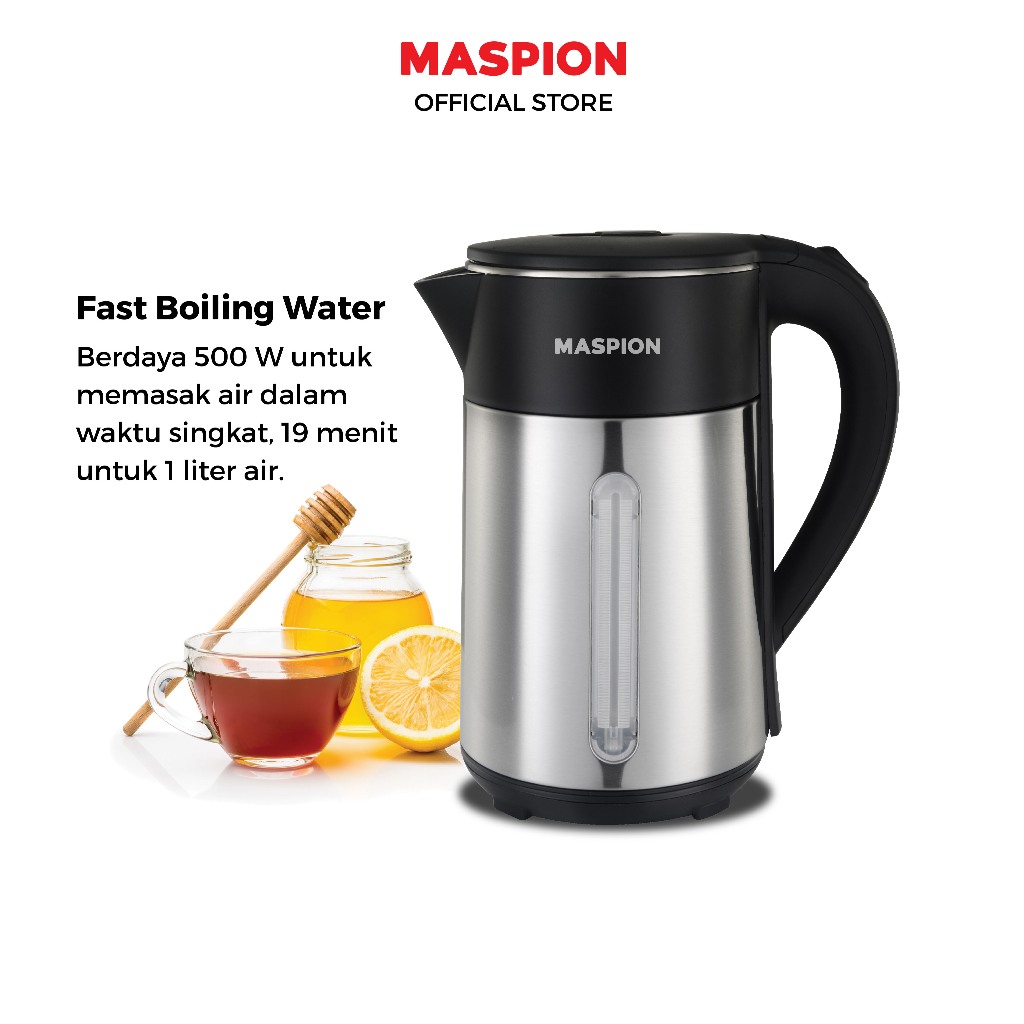 Teko Listrik Maspion 1,8 Liter MEK-1803 KS