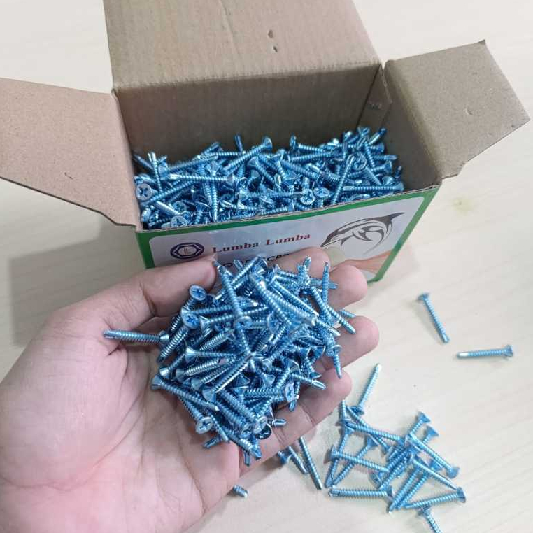 Sekrup Skrup Sds Calci Screw 7x30 Inch Sekrup Skrup Sds Calci Kalsiboard Atap Kalsi