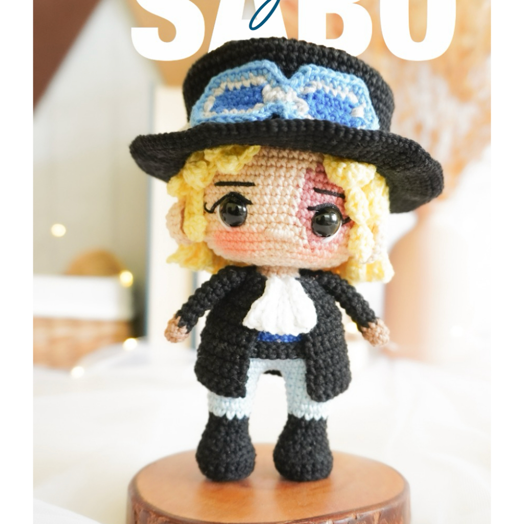 SABO [ HANYA CROCHET PATTERN/ AMIGURUMI PATTERN BUKAN BONEKA JADI ]