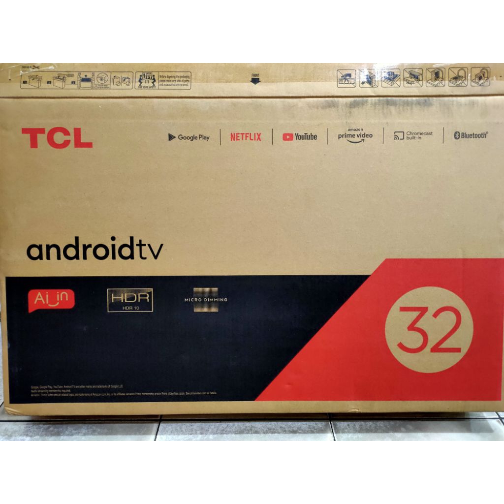 TCL Android TV LED 32 | A7 | Ex.Display Fullset Like New