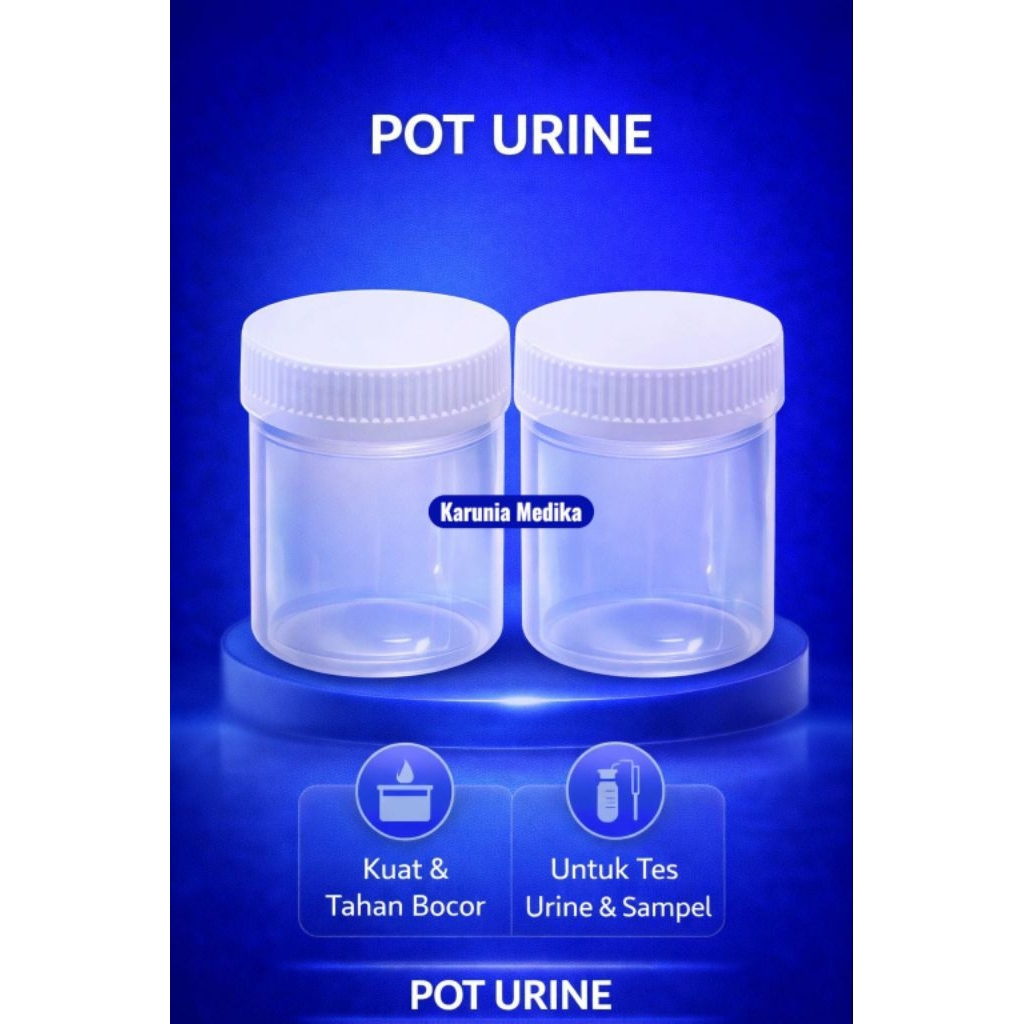 Pot Urine / Penampung Urine Pot Urine 100 cc Medis – Penampung Urine Steril Praktis