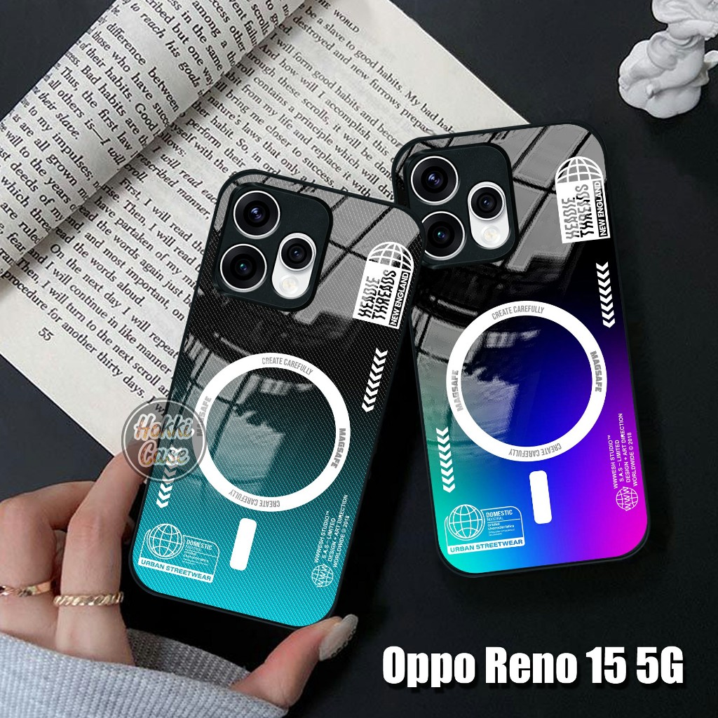 Case Oppo Reno 15 - Softcase Glass Oppo Reno 15 5G - Casing Oppo Reno 15 5G - Kesing Hp Oppo Reno 15