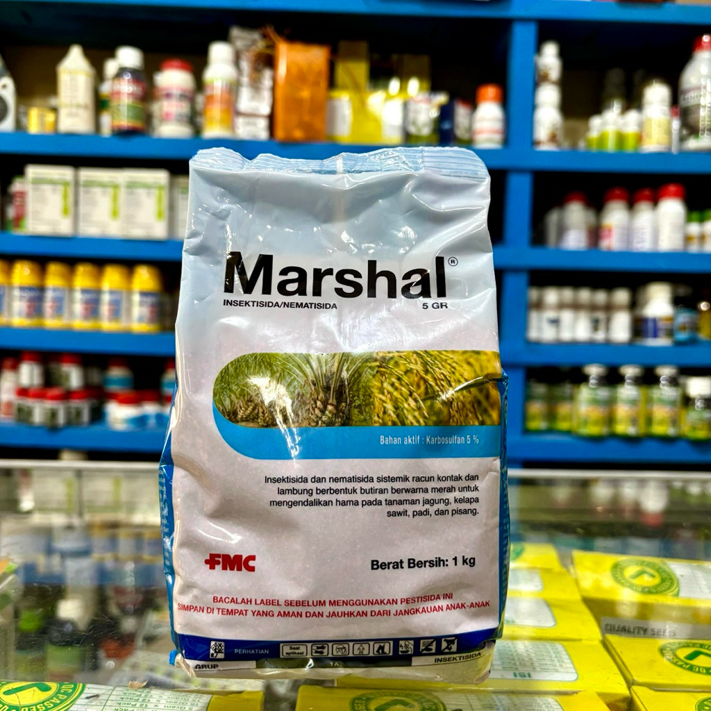Insektisida MARSHAL 5Gr Kemasan 1 Kg - Nematisida Marshal 5Gr 1 Kg