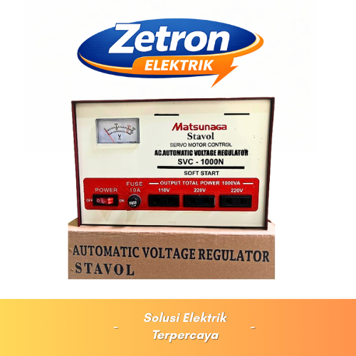 STAVOL STABILIZER MATSUNAGA 1000Watt | Zetron Elektrik