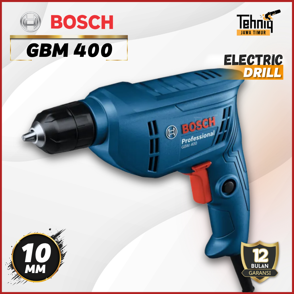 Bosch GBM 400 Mesin Bor Listrik Kayu Dan Besi 10mm / Bosch GBM-400 Electric Drill Hand Tools