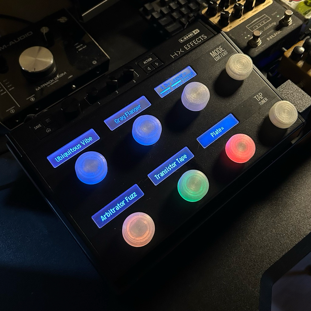 Footswitch topper line 6 HX series