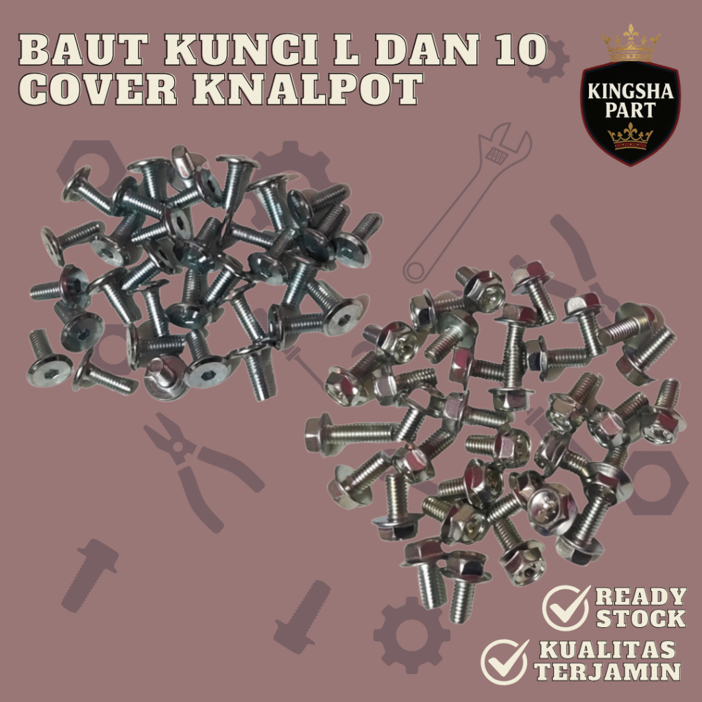 Baut cover knalpot honda beat vario 110 fi scoopy karbu scoopy fi esp scoopy prestige baut knalpot