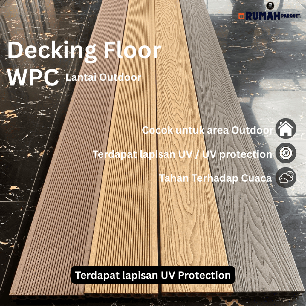 Decking WPC | Lantai WPC | Lantai Kayu WPC | Lantai Outdoor | WPC Floor