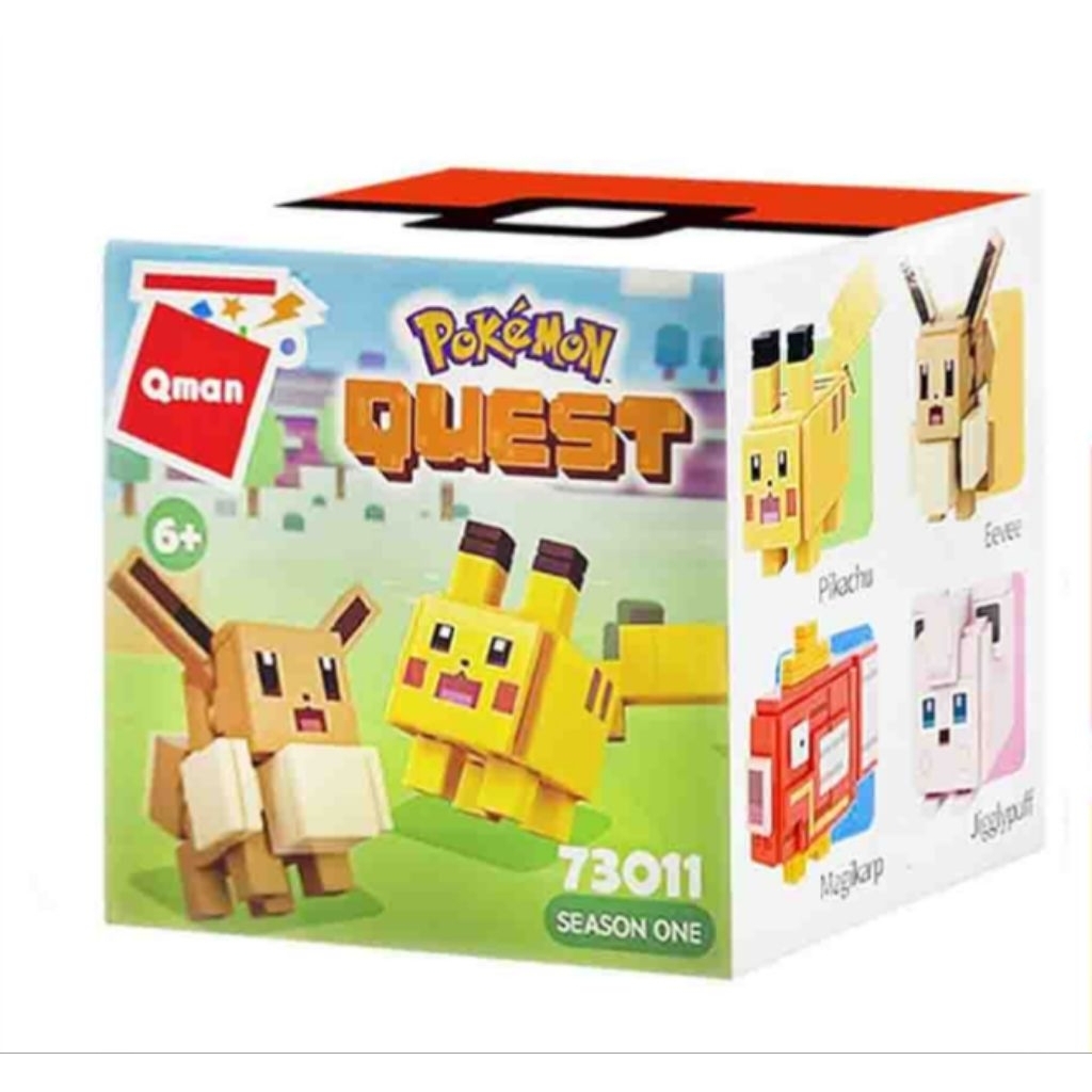 Qman Pokemon Quest Mainan Bricks Anak Assorted