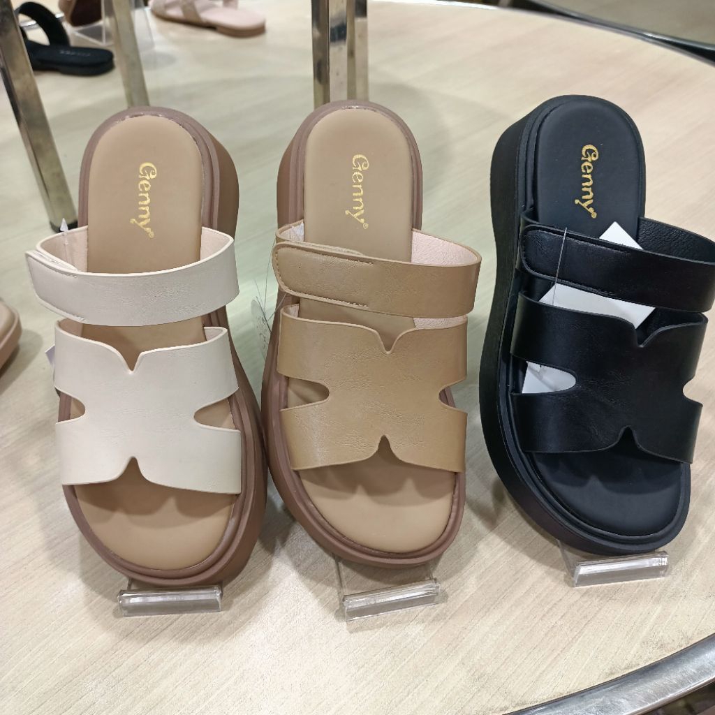 sandal wanita wedges 5cm GENNY original