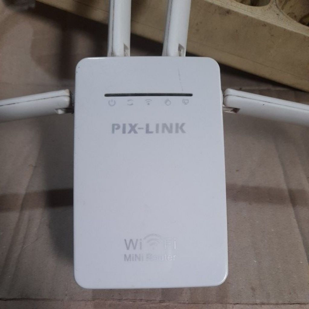 wifi repeater pix-link unit normal siap pakai