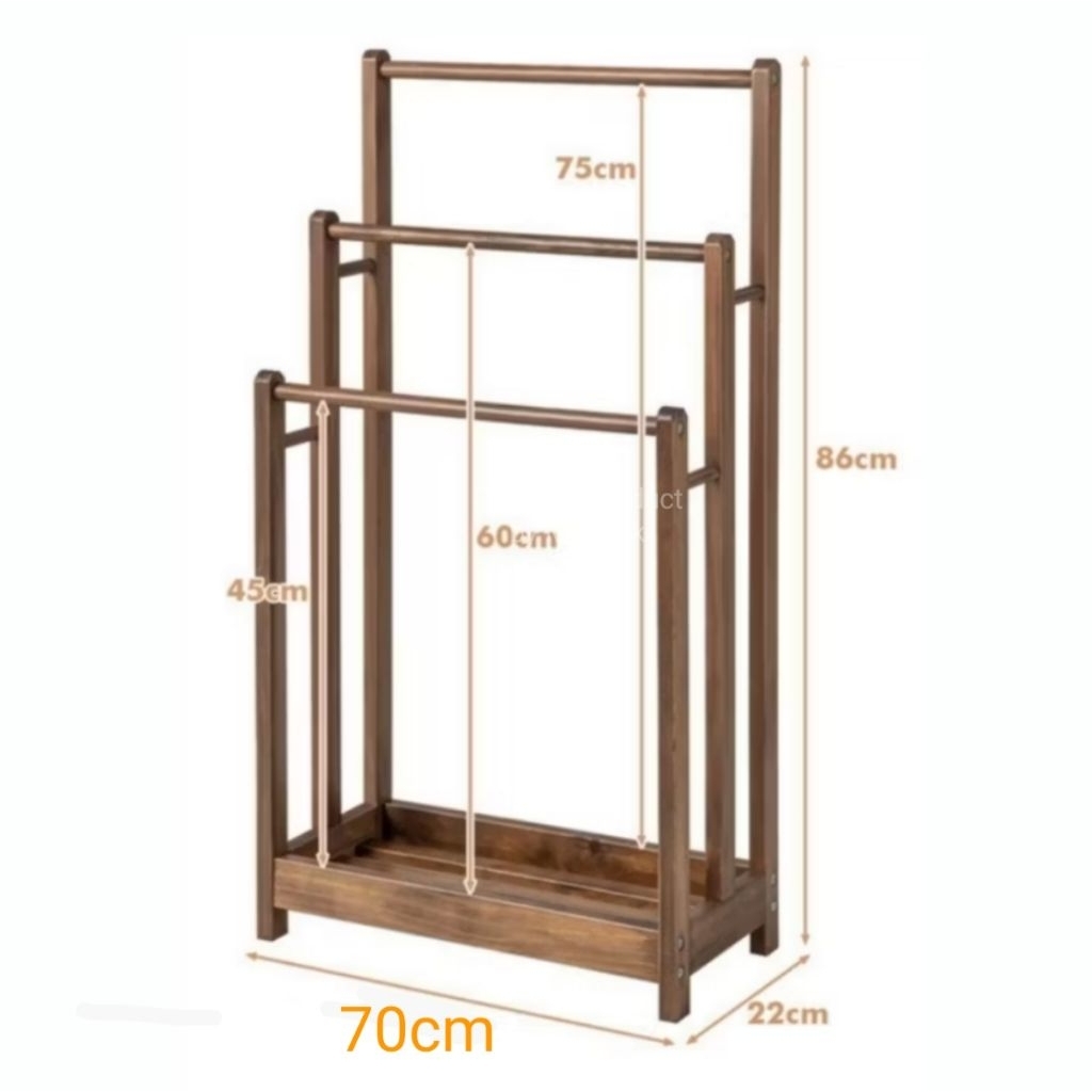 Rak Handuk Susun rak handuk kayu rak handuk tingkat