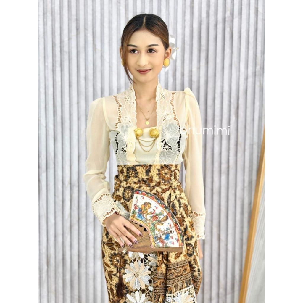 KEBAYA SIFON BORDIR KERAWANG / KEBAYA SIFON BORDIR