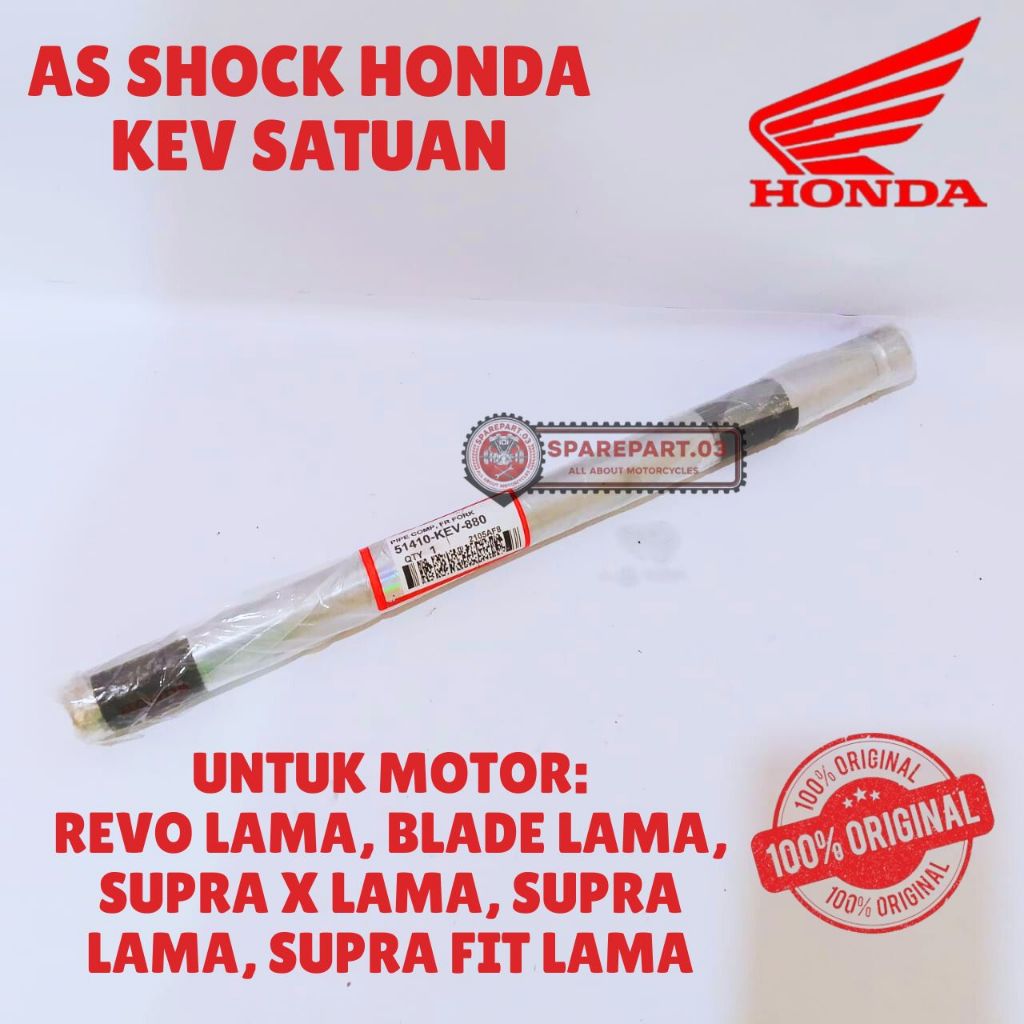 AS SHOCK ORIGINAL HONDA KODE KEV [SATUAN], AS SHOCK REVO LAMA, AS SHOCK BLADE LAMA, AS SHOCK SUPRA X