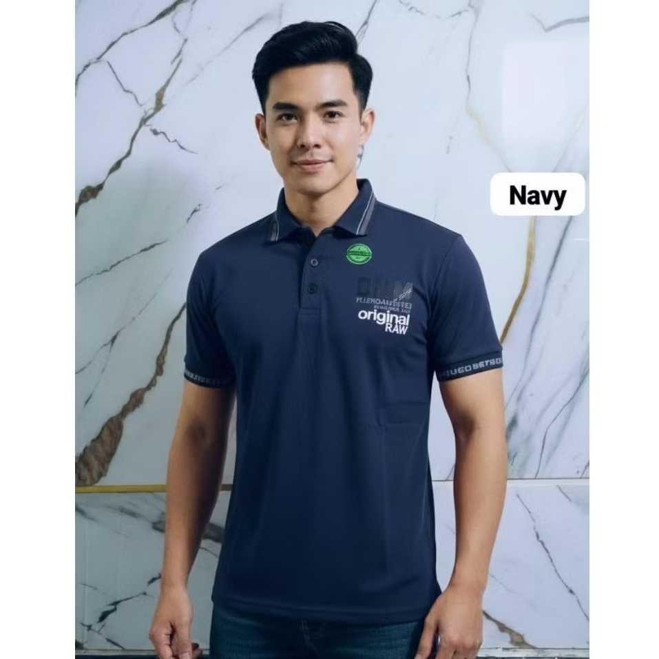 MURAH KAOS KERAH HUGO BROTHER ORY/ KAOS KERAH HUGO