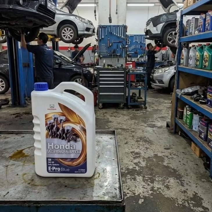 Oli Mesin Mobil Honda Epro E-pro Blue 4 liter Asli Ori