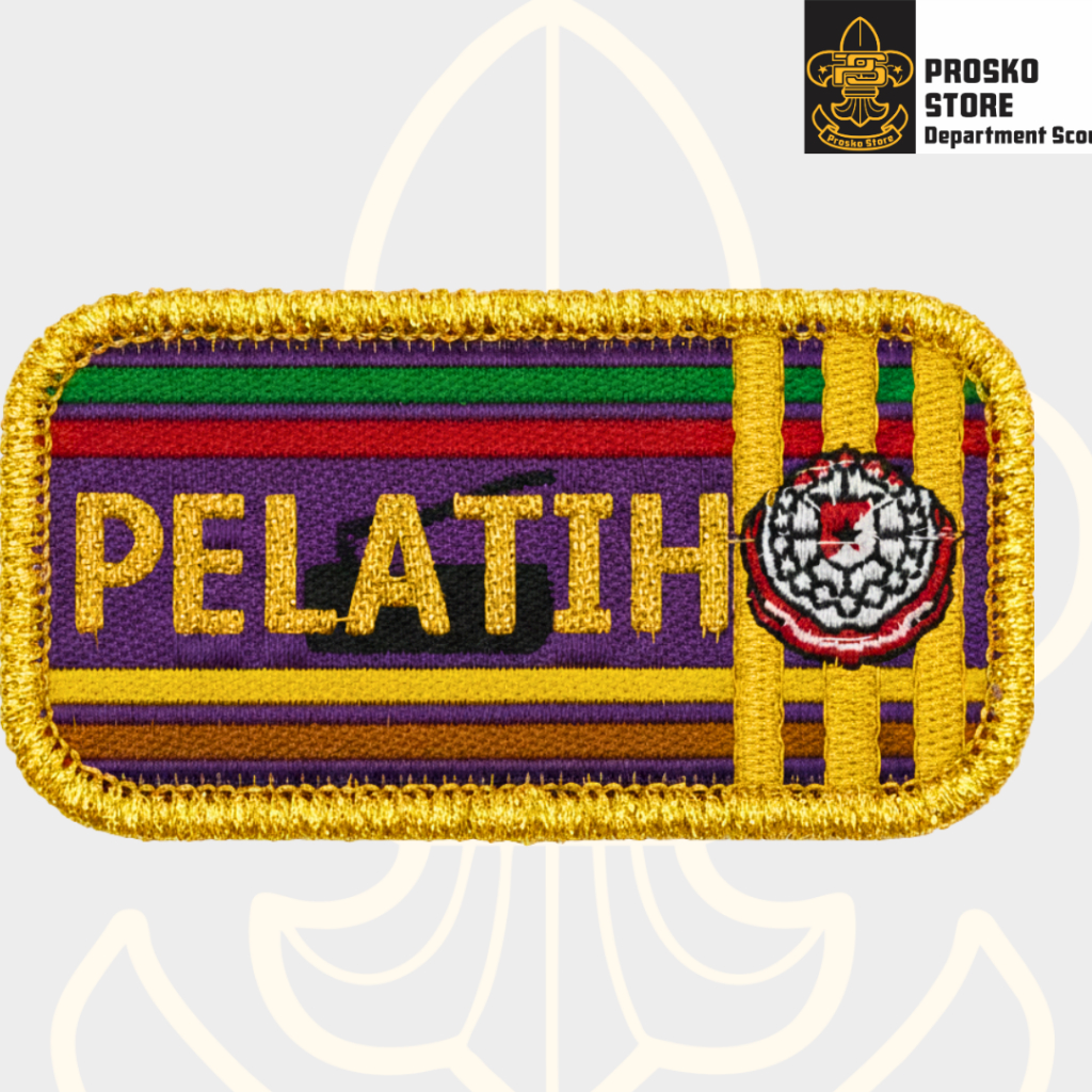 Lencana Pelatih Pramuka KPD & KPL – Badge Jabatan Pelatih Perak (Silver) & Emas (Gold) - ProskoStore