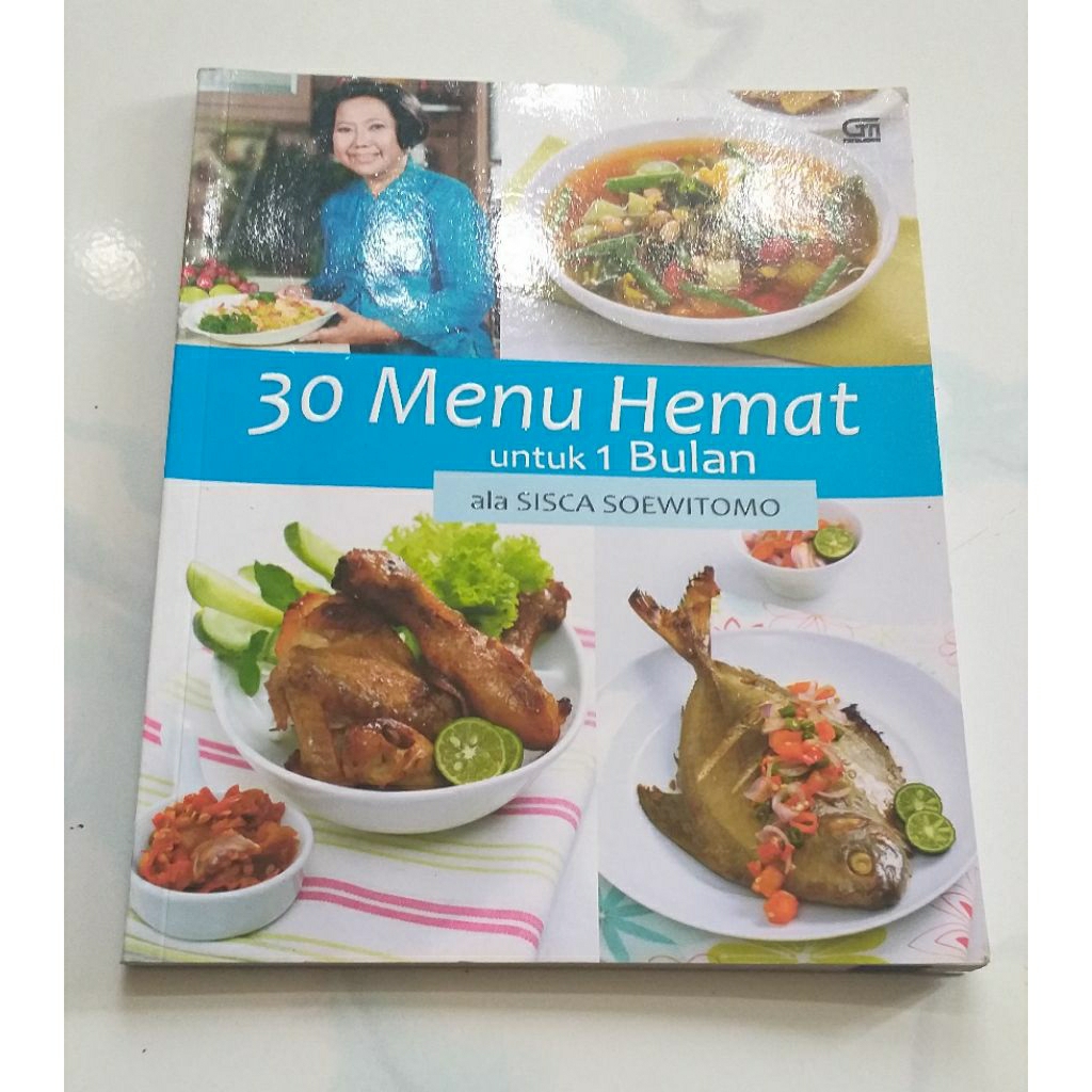 Buku resep (second) 30 Menu Hemat untuk 1 Bulan ala Sisca Soewitomo