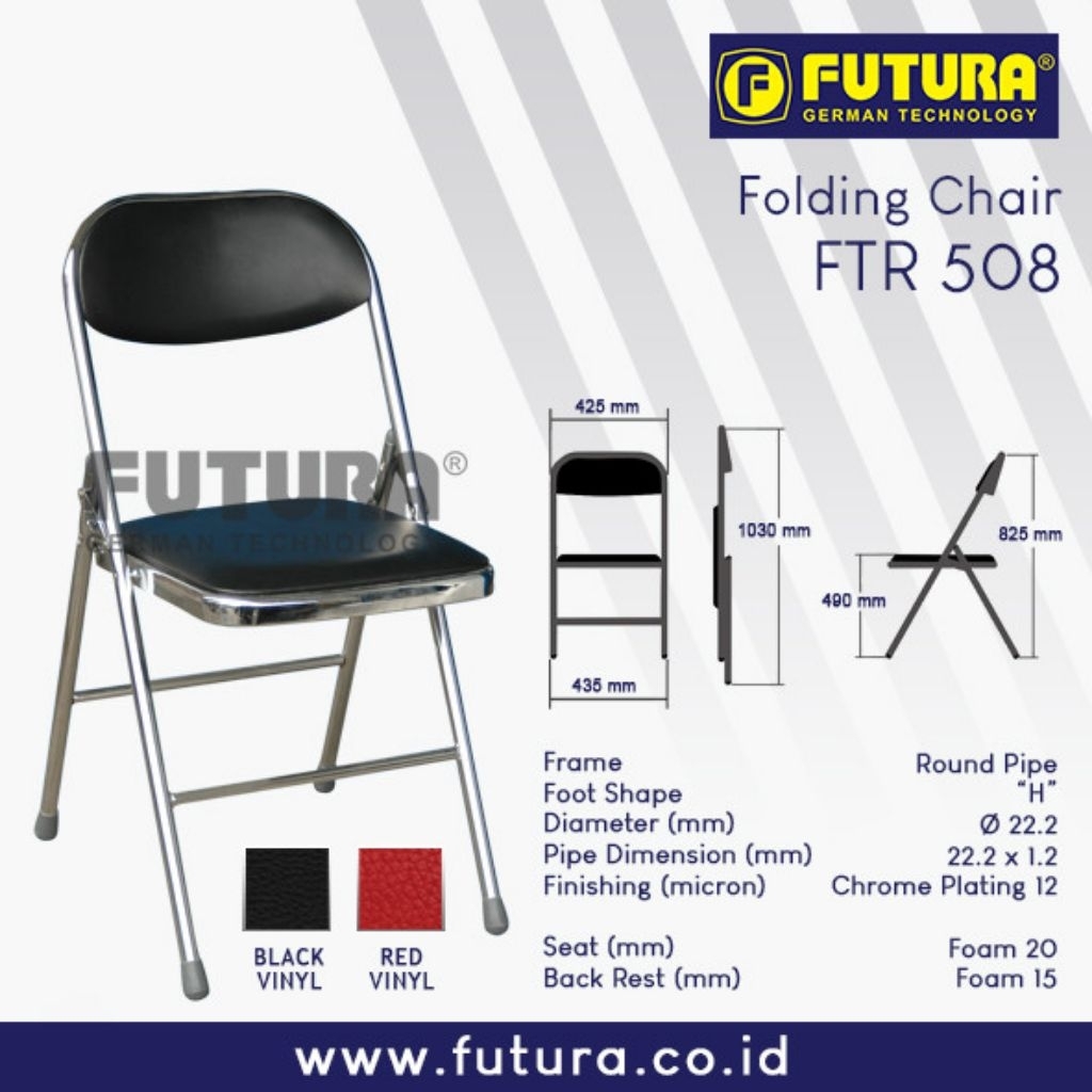 kursi lipat chitose/futura