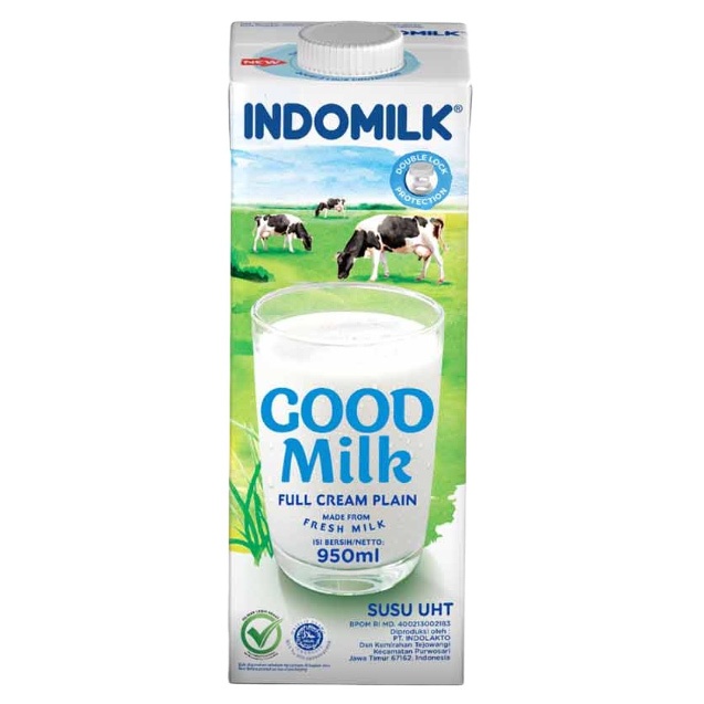 SUSU UHT INDOMILK 950ml