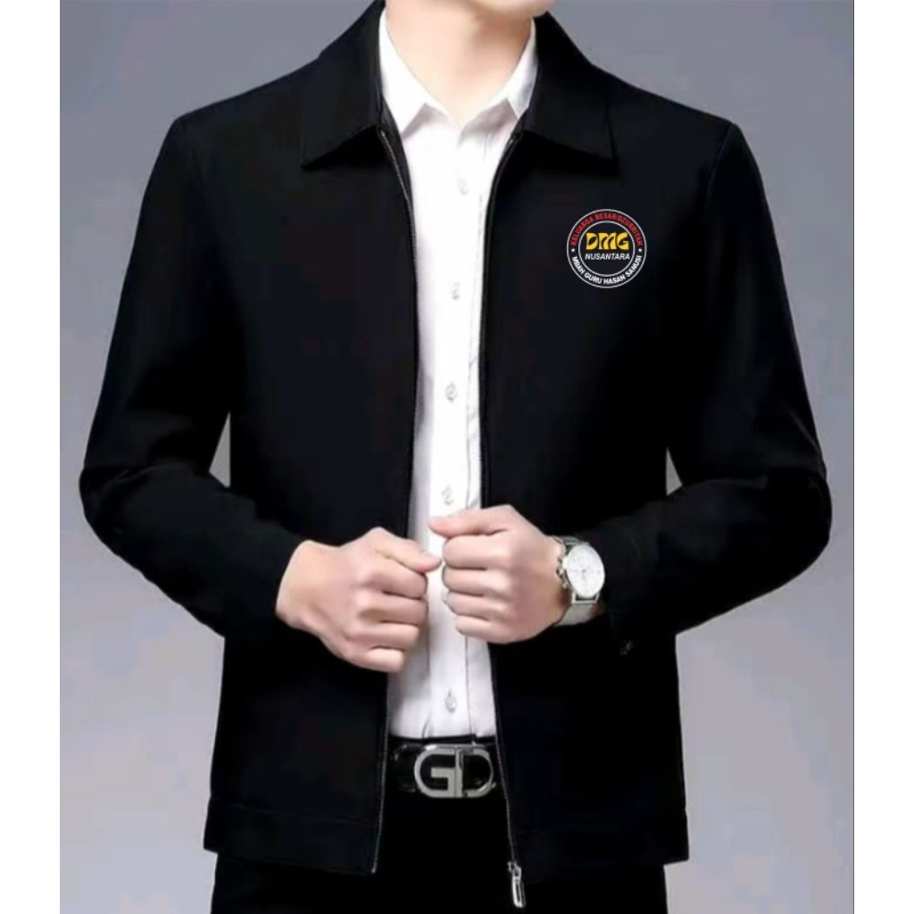 Jaket formal pria/Jasket motif sby custom bisa bordir dan sablon Size M-6XL
