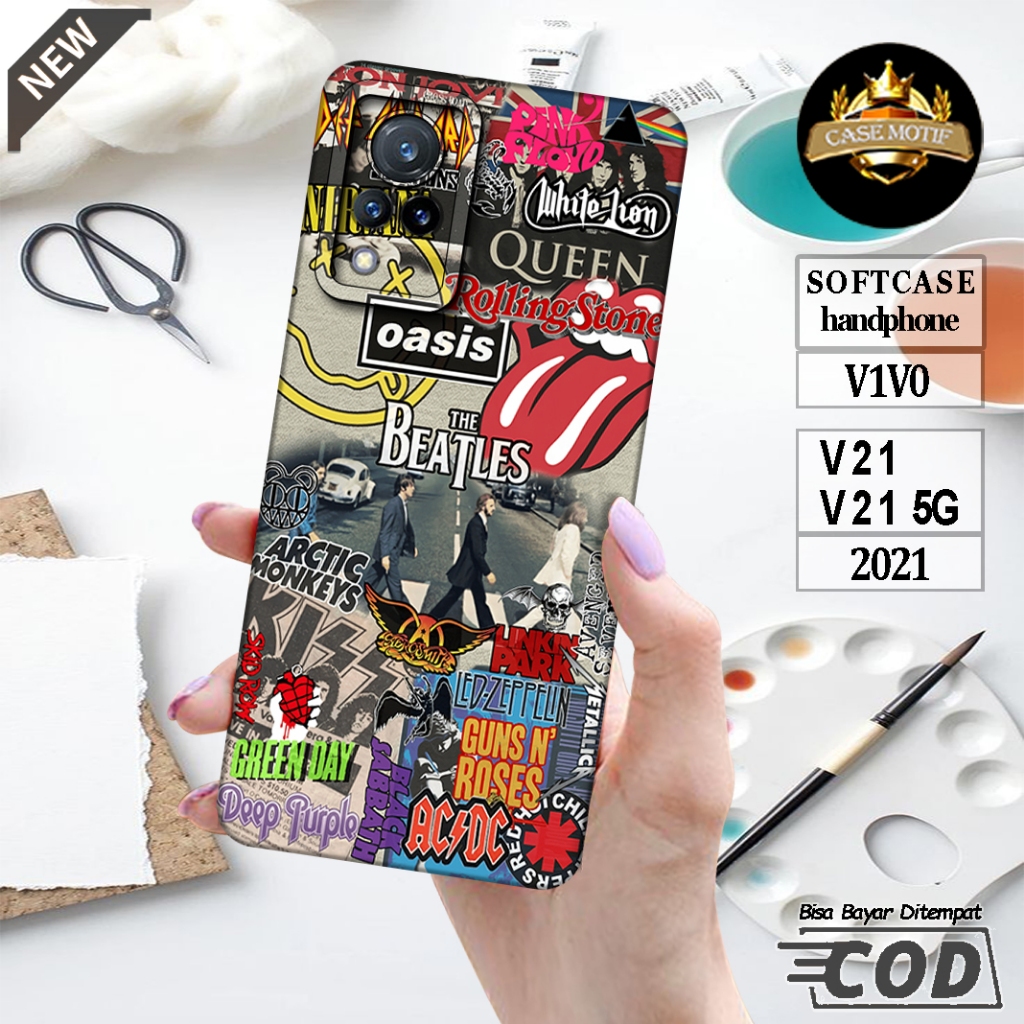 Softcase Hp VIVO V21 Casing VIVO V21 Terbaru 2021 Aksesoris Softcase Casing Silikon Case Hp Murah