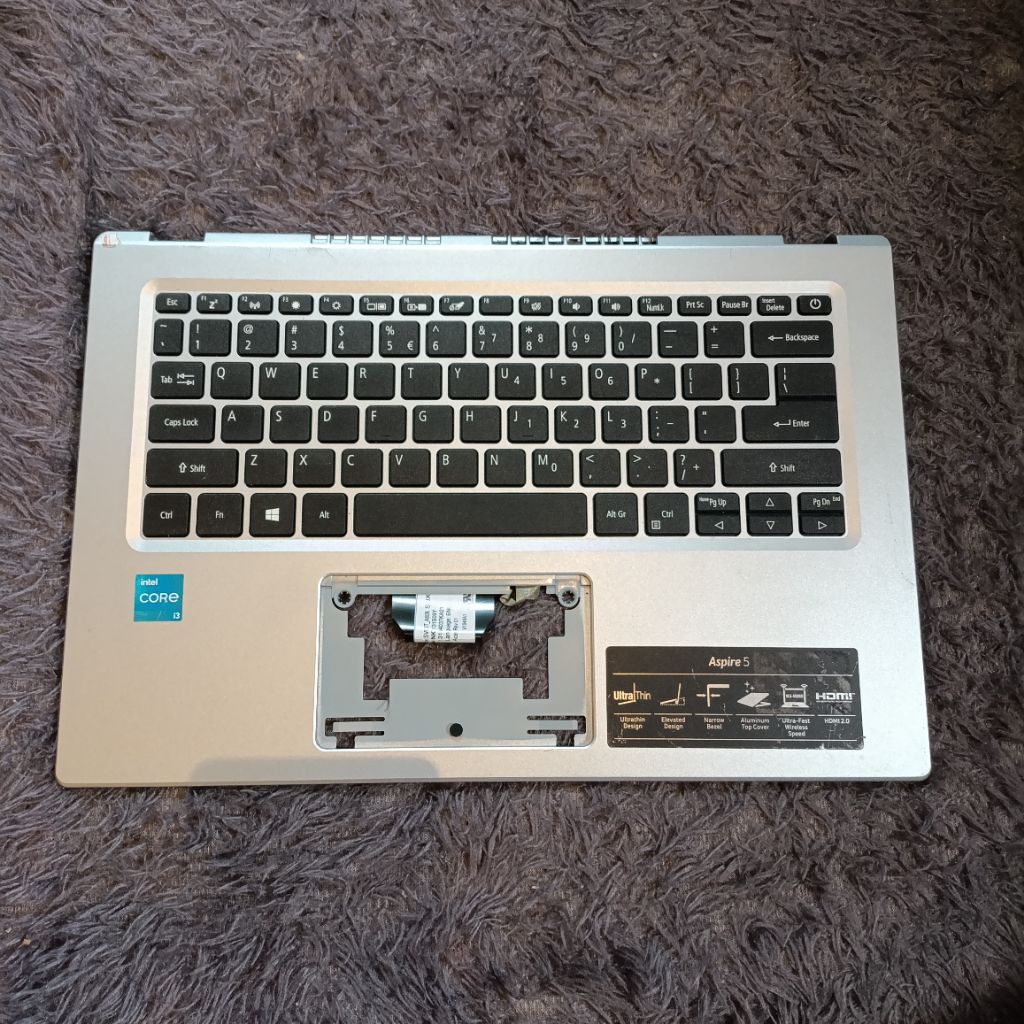 CASING FRAME KEYBOARD ASPIRE 5 A514 - 54 Palmrest Topcase Kesing Kibot Kondisi second masih bagus