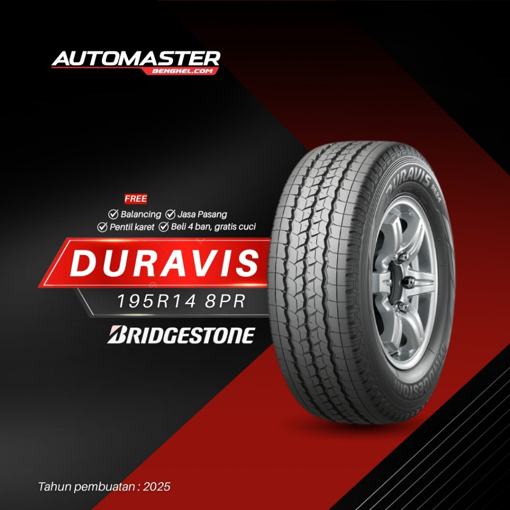 Ban Mobil Bridgestone DURAVIS R624 195R14 8PR