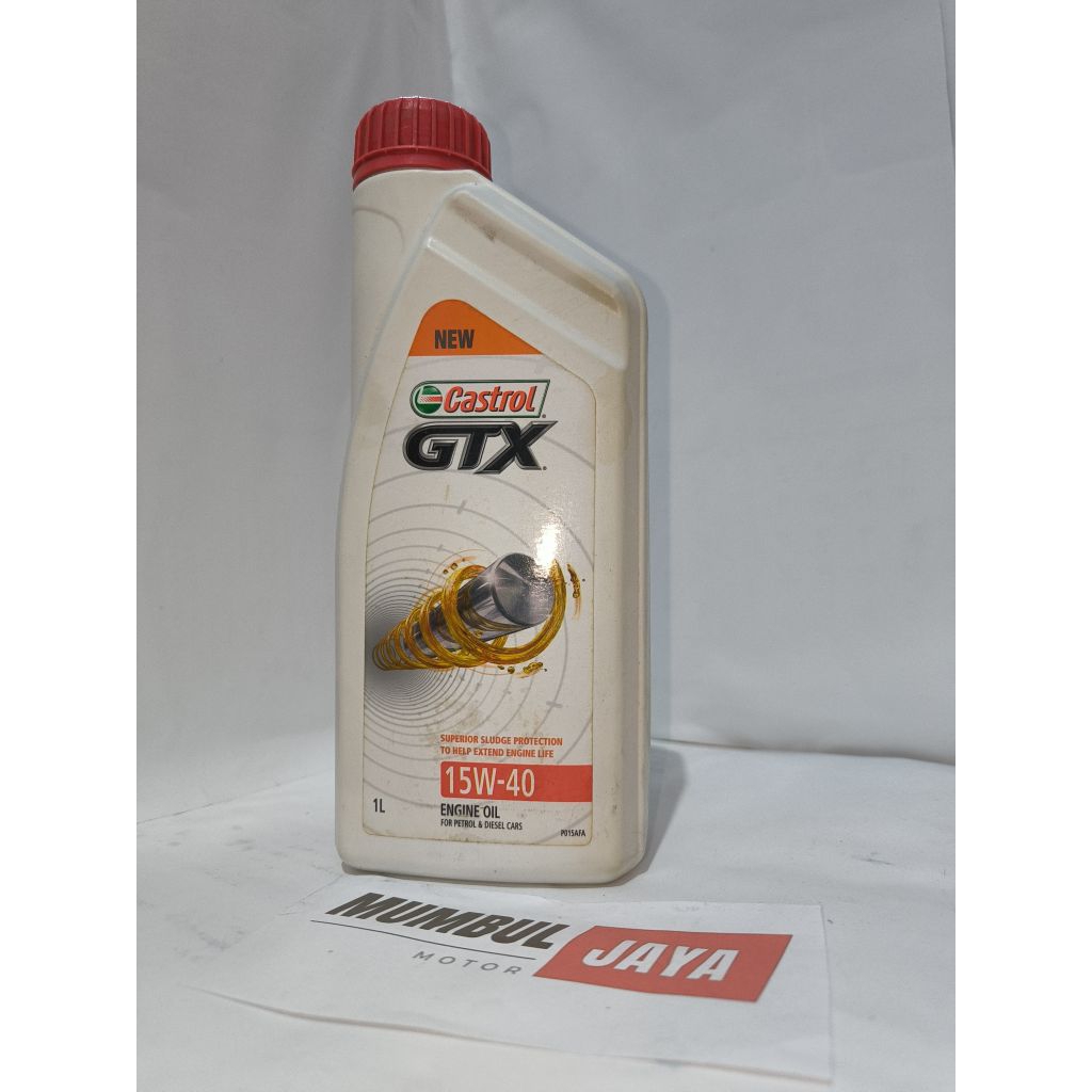 Castrol GTX 15W-40 Oli Mobil Mesin Bensin & Diesel 1 Liter Original