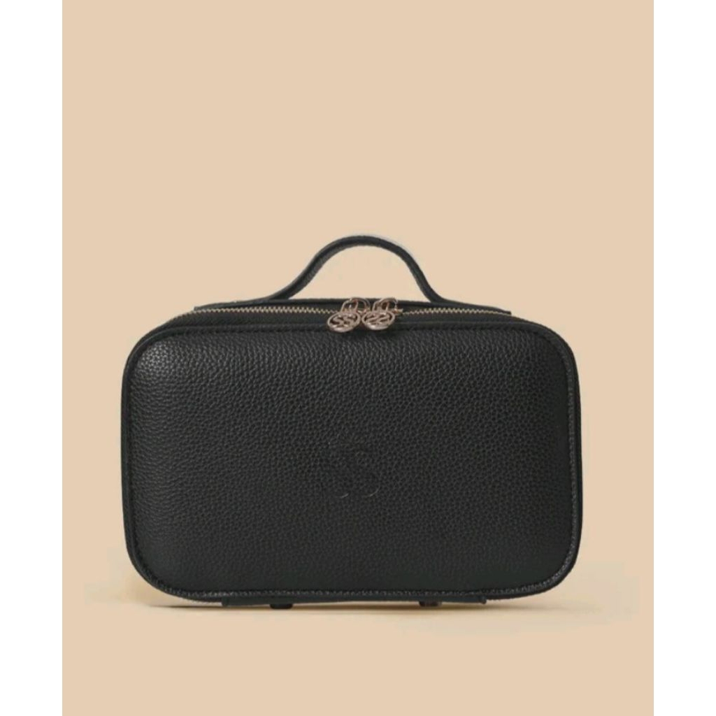 SHELLA SAUKIA || Tas Pouch Leather medium anti air bahan premium