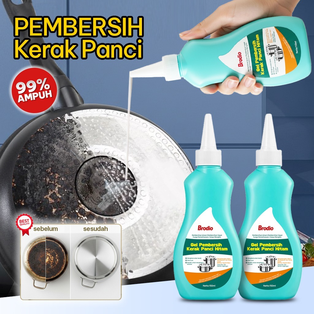 Pembersih Kerak Panci Ampuh – Penghilang Kerak Gosong & Noda Membandel
