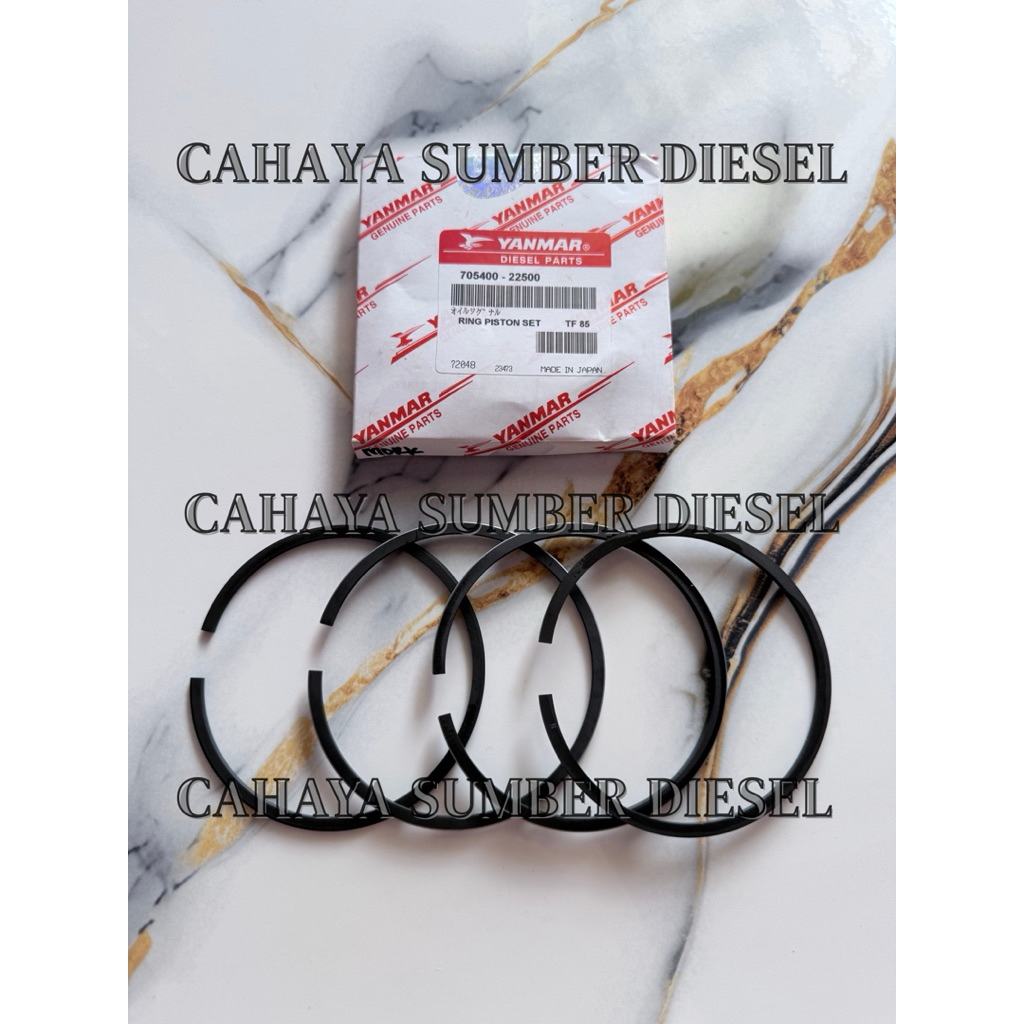 Ring Piston Set TF 75/85 Yanmar Mesin diesel Traktor Yanmar Original & Resmi