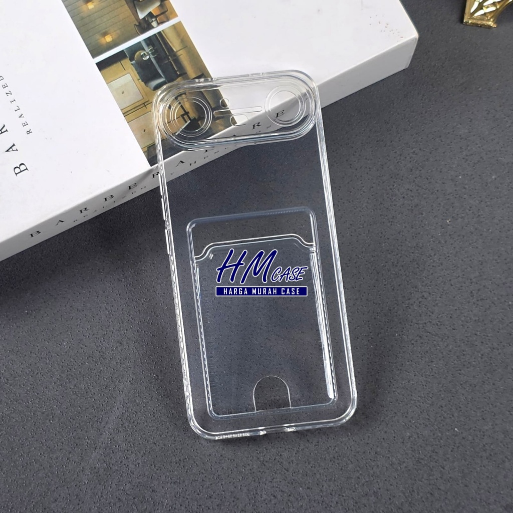 Tecno Pova Slim Tecno Pova 6 Tecno Pova 6 Pro Case Slot Kartu / Card Case Bening Tecno Pova Slim Tec
