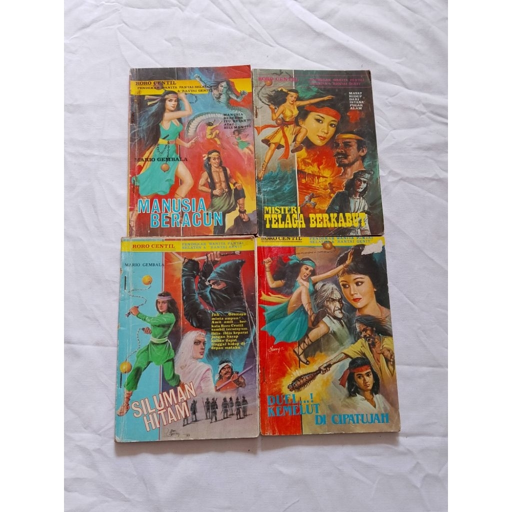 CERITA SILAT RORO CENTIL SILUMAN HITAM  / PAKET 4 BUKU