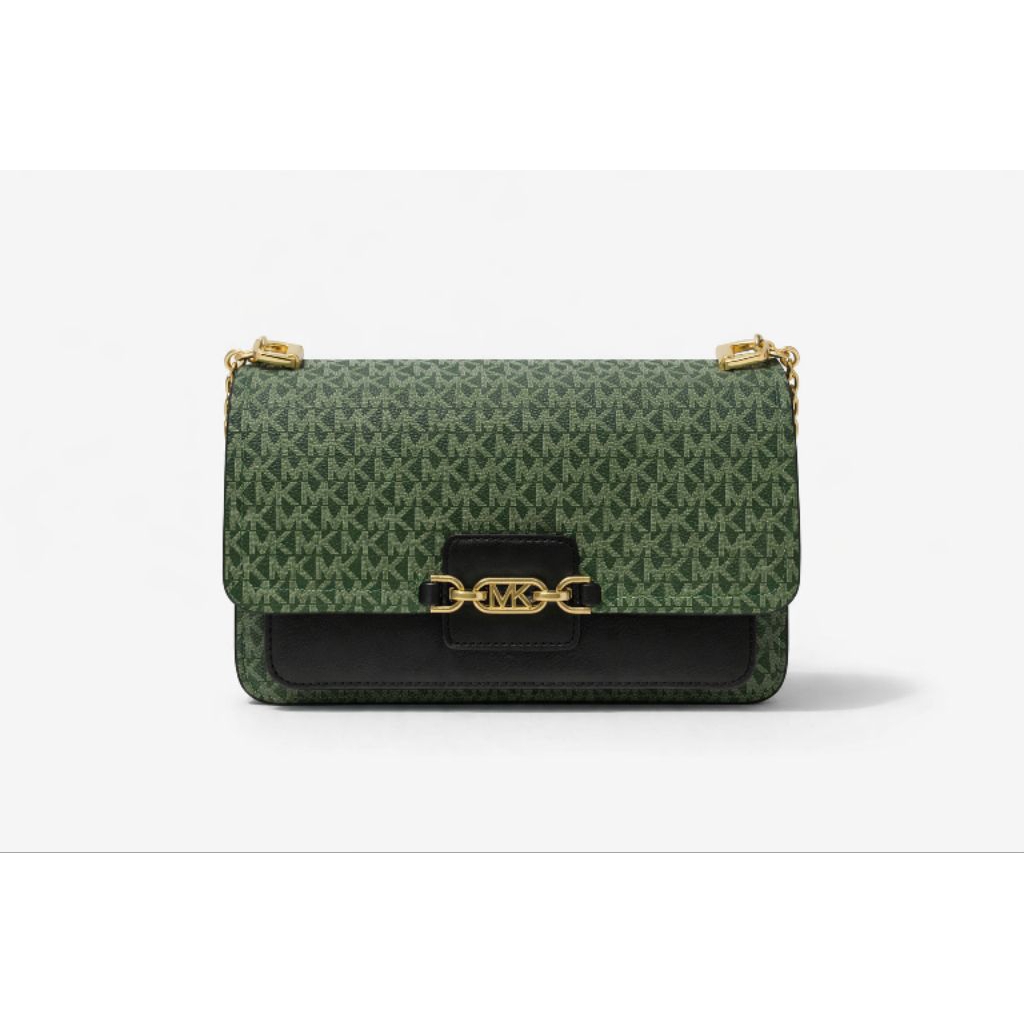 Tas Wanita Shoulder Bag Import Monogram Green