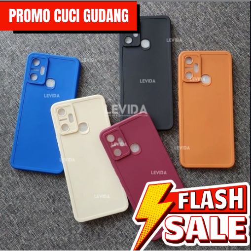 PROMO CUCI GUDANG DISKON CASE INFINIX SMART 6 PLUS SOFT CASE PROCAMERA EAGLE EYE SQUARE MATTE COLOUR