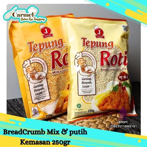 Tepung Roti JFOOD 250gr - Bread Crumb Mix tepung panir tempura 2