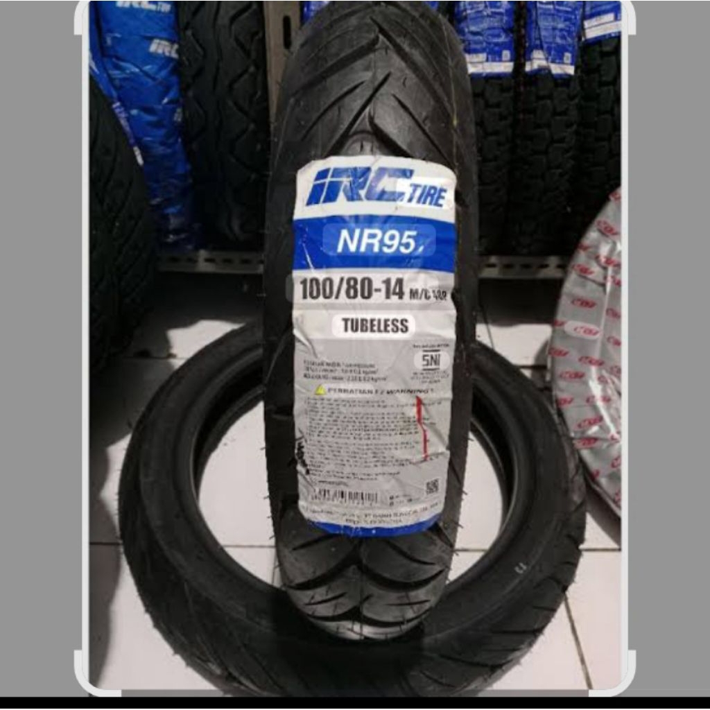 Ban Motor Tubeless IRC 90/80-14 Reborn & 100/80-14 NR 95 - Tahan Lama dan Aman