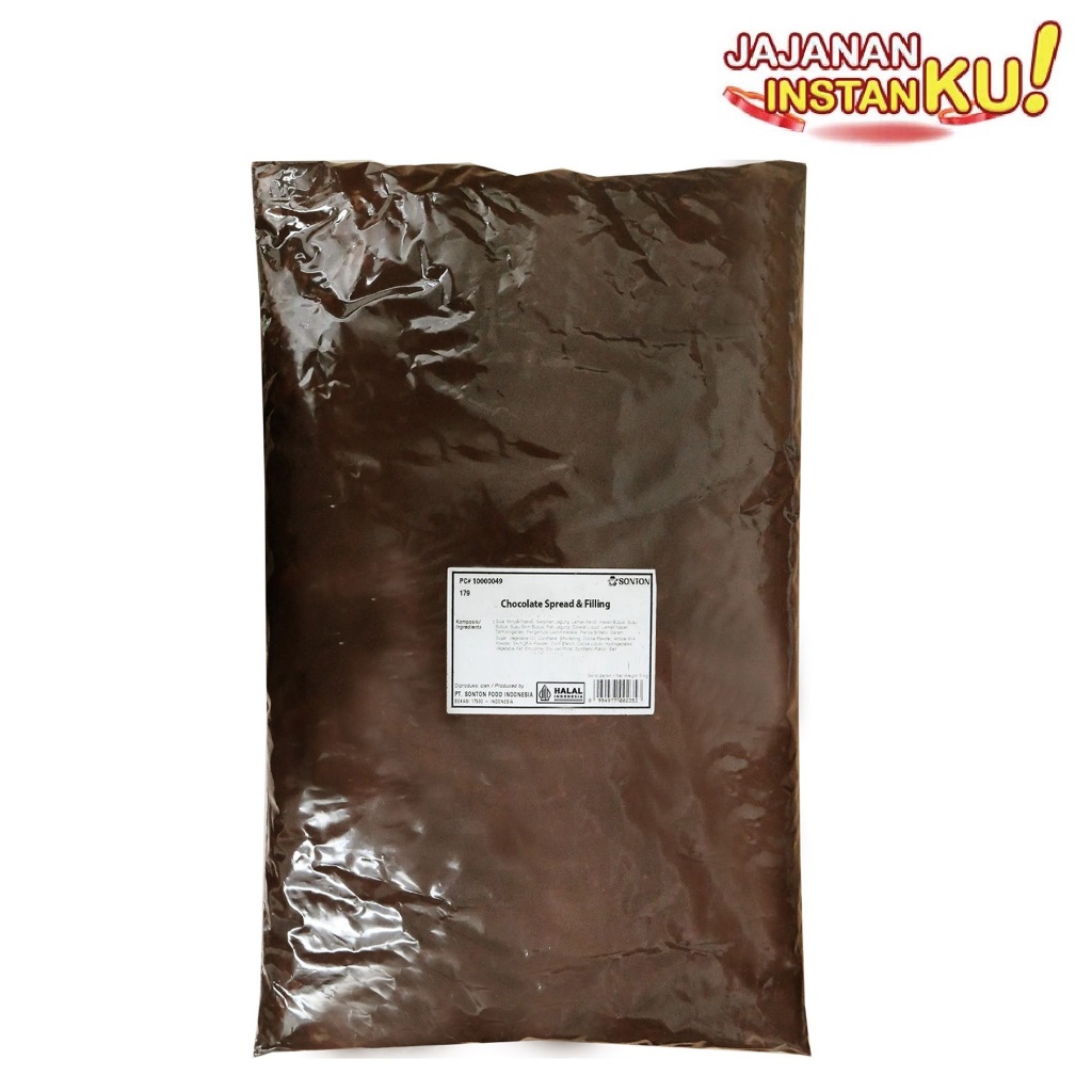 Olesan dan isian rasa cokelat 5kg | Chocolate Spread and filling 5kg | Sonton 5g