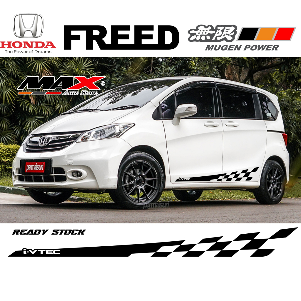 Honda Freed Sticker Variasi Honda Freed Sticker Pintu Mobil