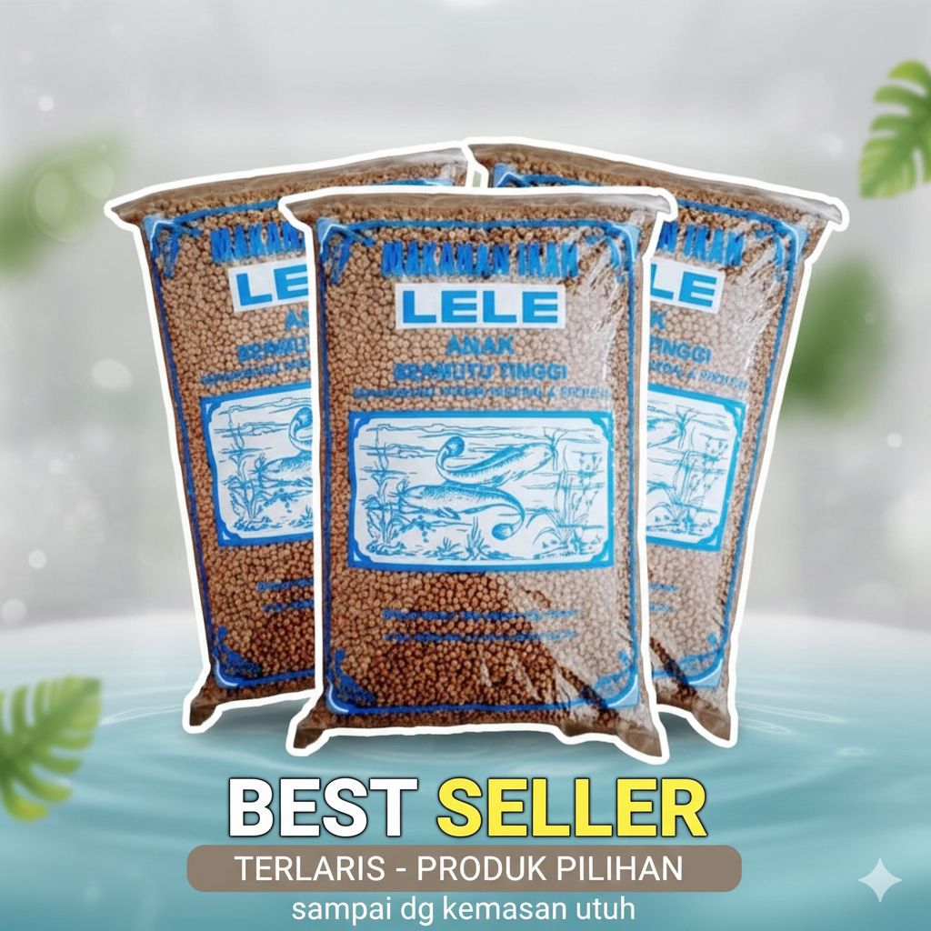 pakan lele 2mm tinggi protein baik untuk pembesaran ikan lele
