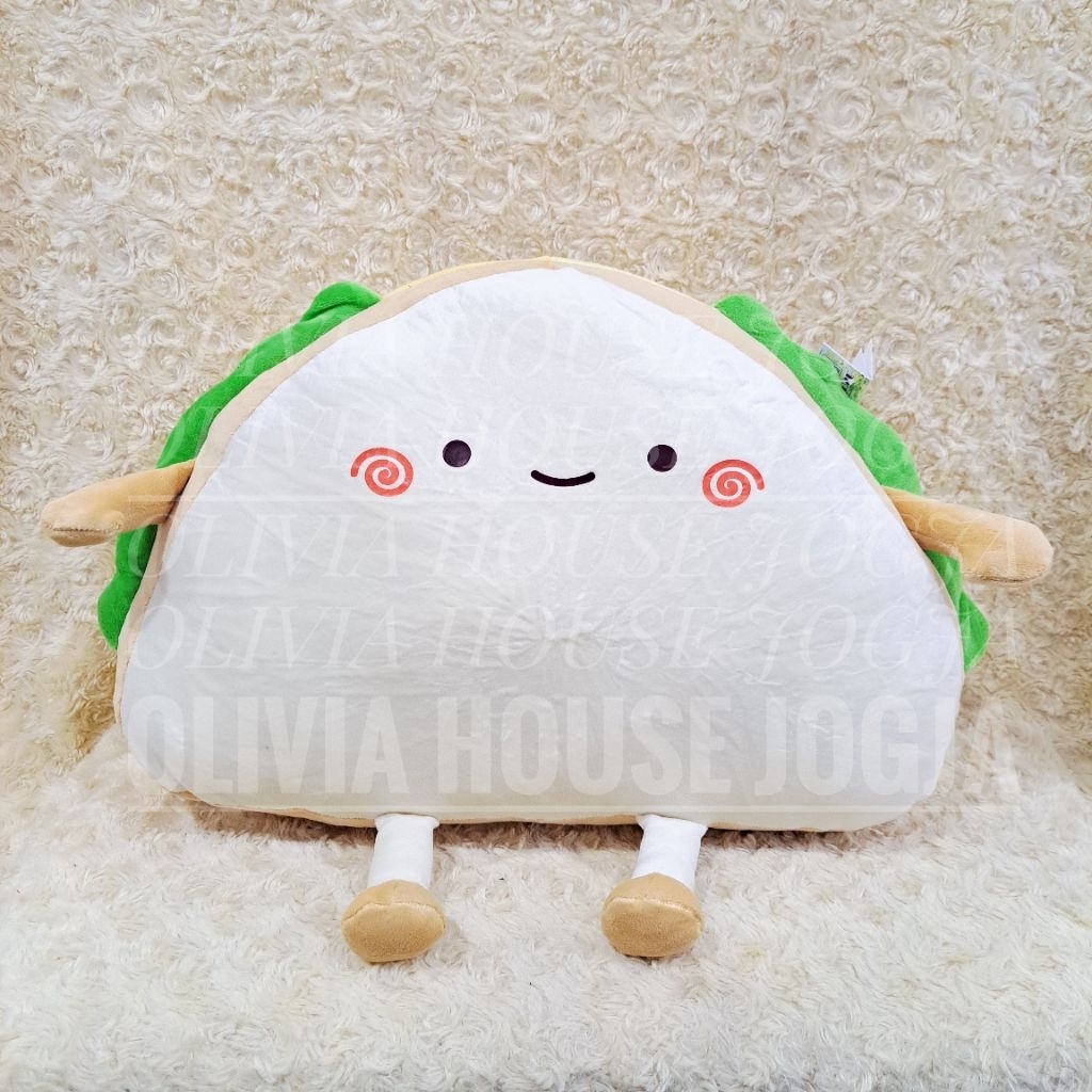 Boneka Sandwich Soft Print Bantal Boneka Roti Lapis Soft