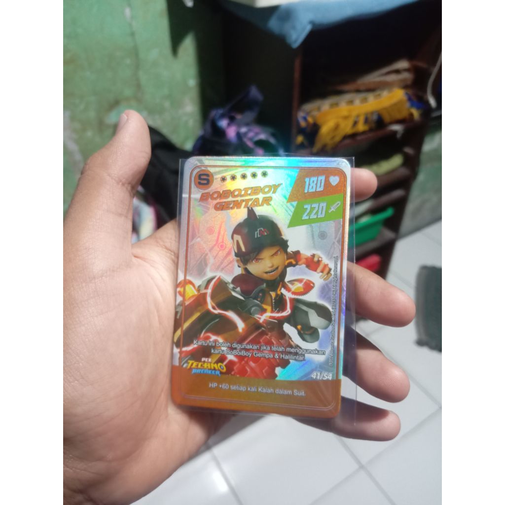 kartu Boboiboy Monsta galaxy card