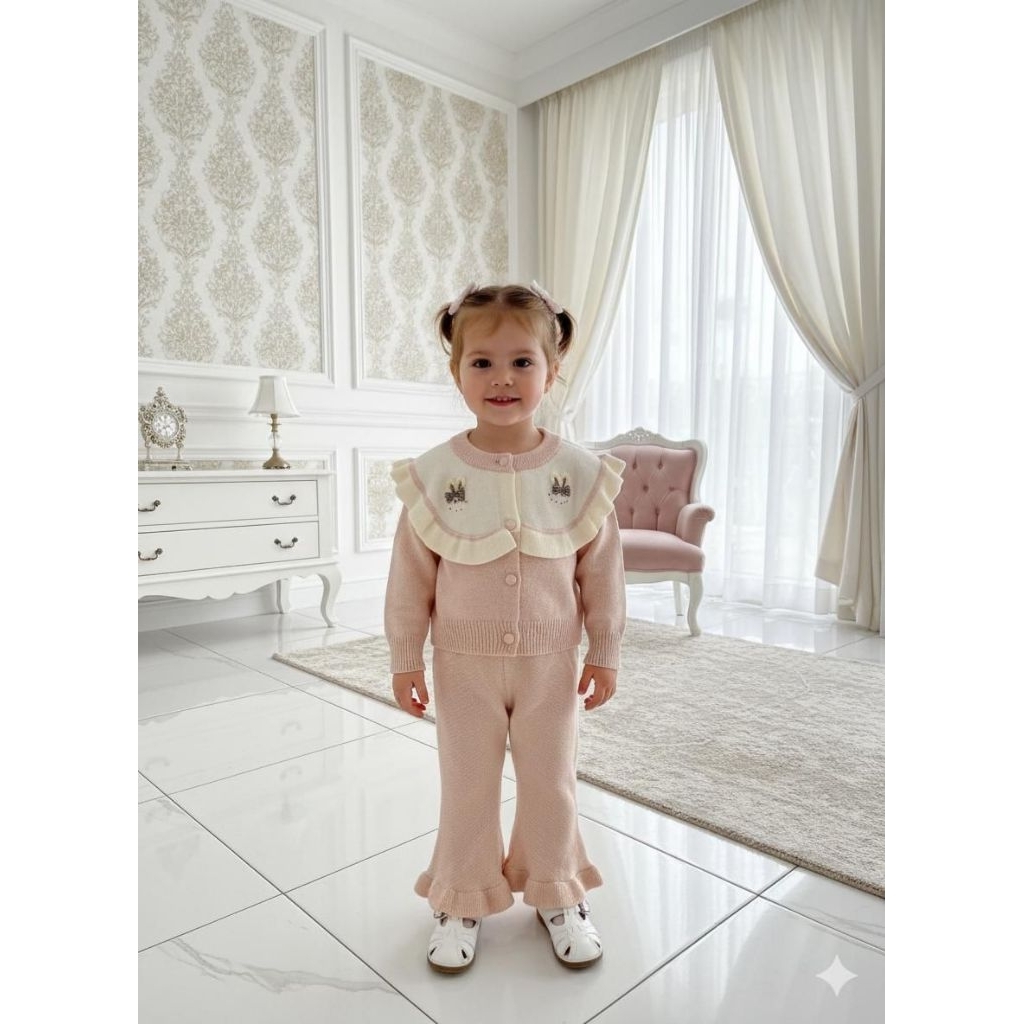 Setelan Rajut Premium Anak Perempuan / Baju Anak perempuan