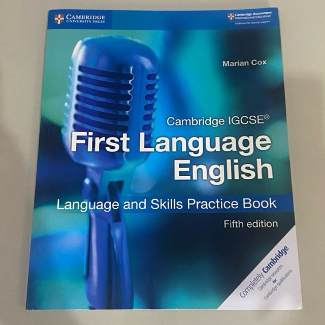 first language english cambridge IGCSE practice book (ISBN 978-1-108-43892-6)