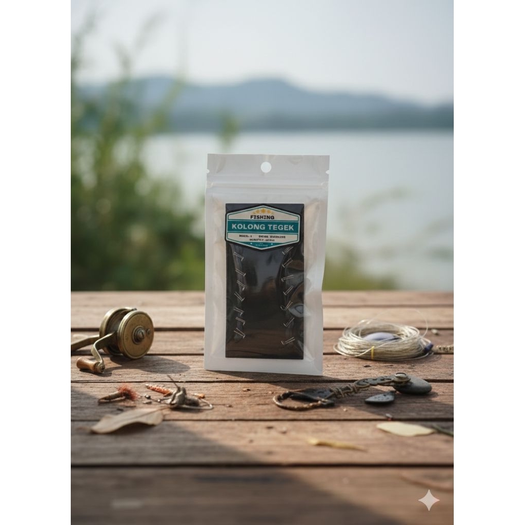 Mamarit Kolong Ring Tegek Pancing Stainless isi 14