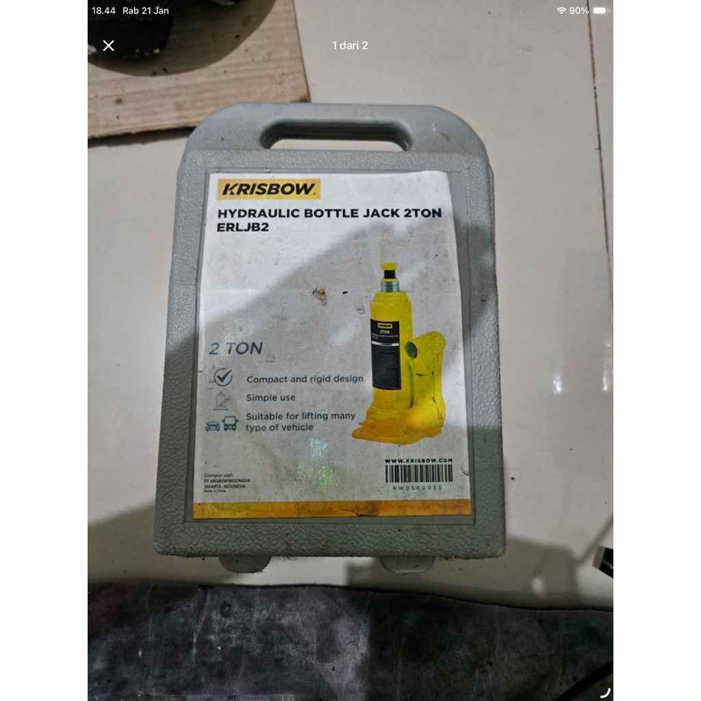 Dongkrak krisbow 2 ton