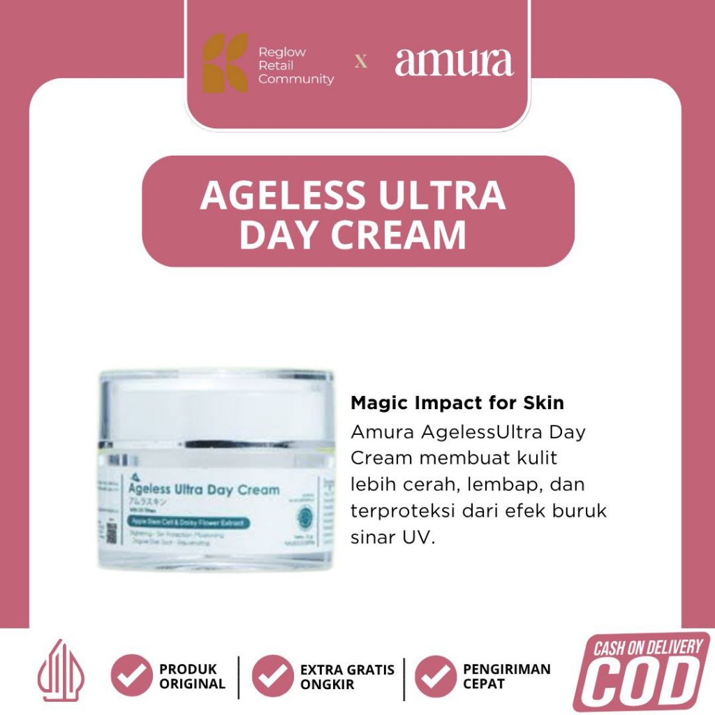 Amura Ageless Day | Bantu Kurangi Tanda Penuaan